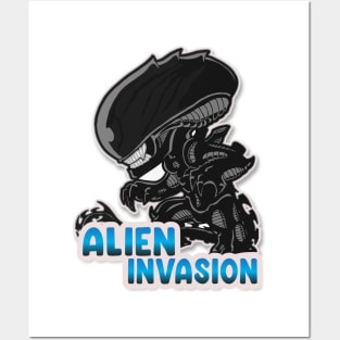 Alien Invasion Posters and Art